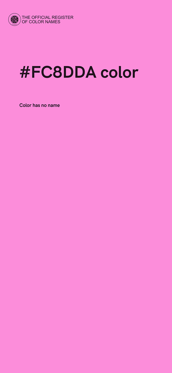#FC8DDA color image