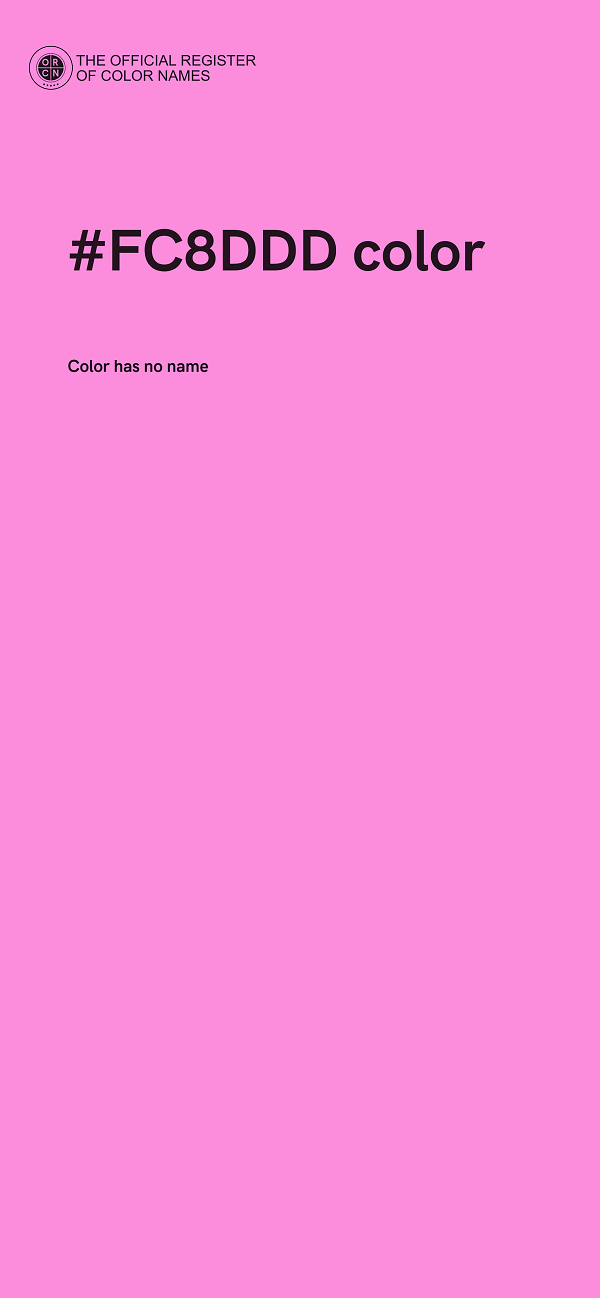 #FC8DDD color image