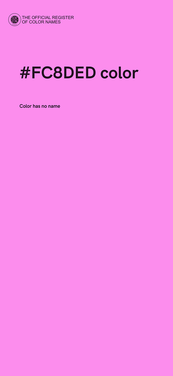 #FC8DED color image