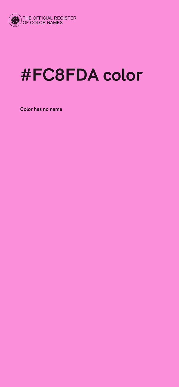 #FC8FDA color image