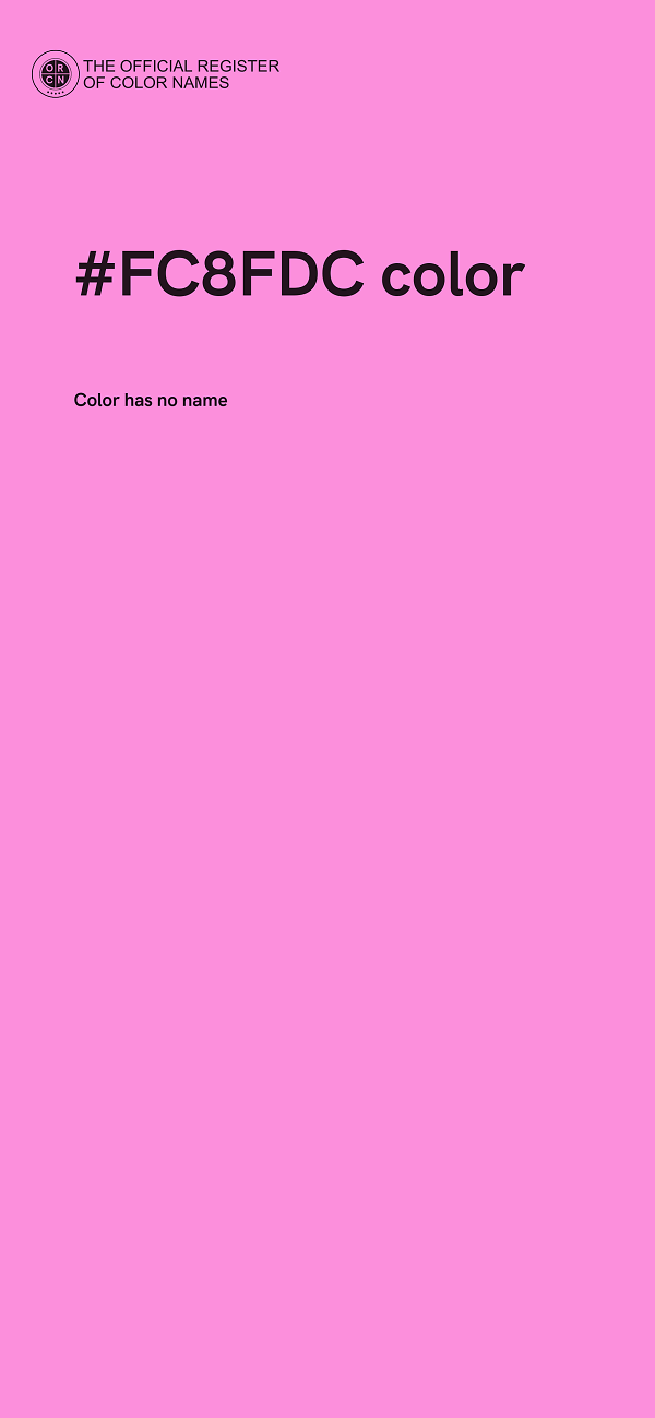 #FC8FDC color image