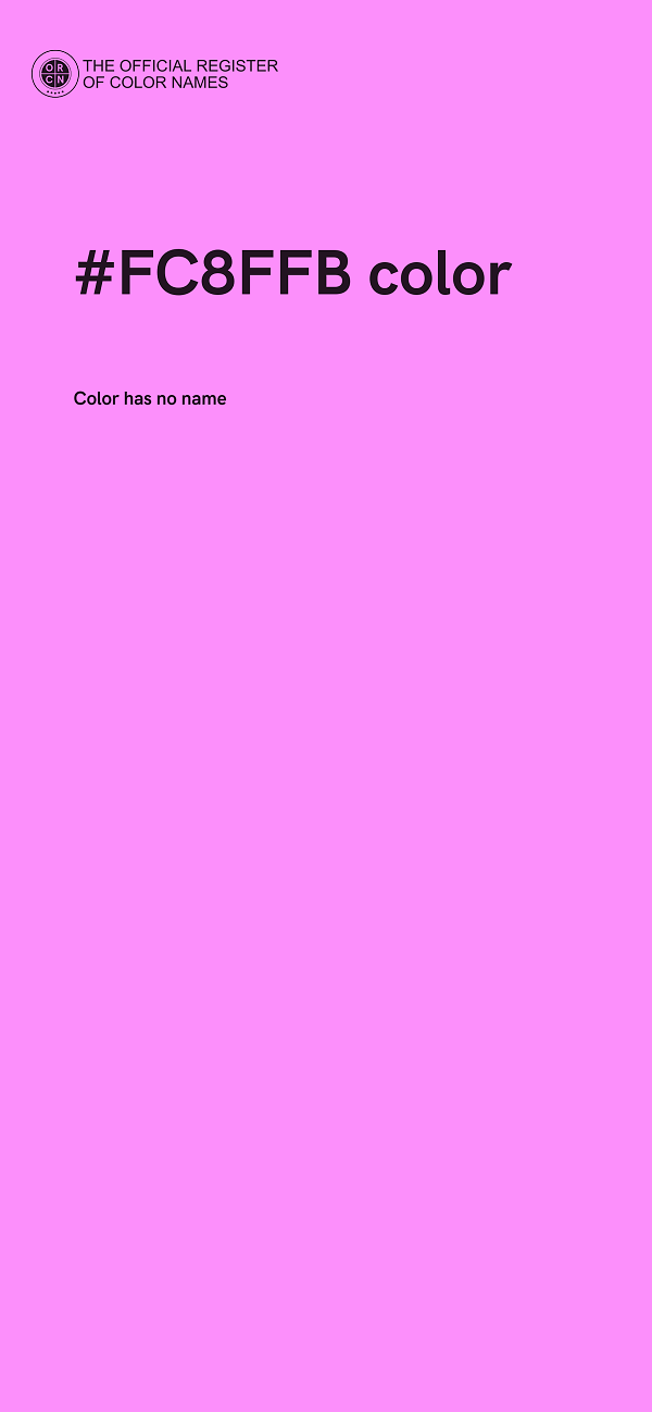 #FC8FFB color image