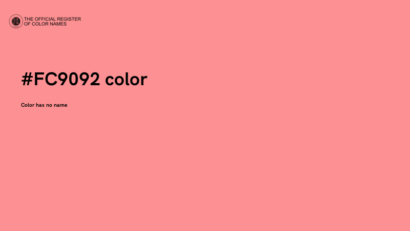 #FC9092 color image