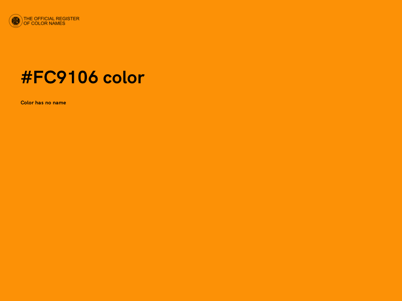 #FC9106 color image