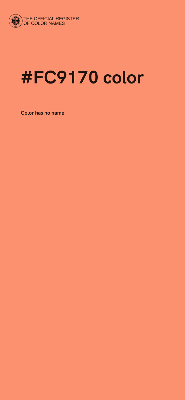 #FC9170 color image