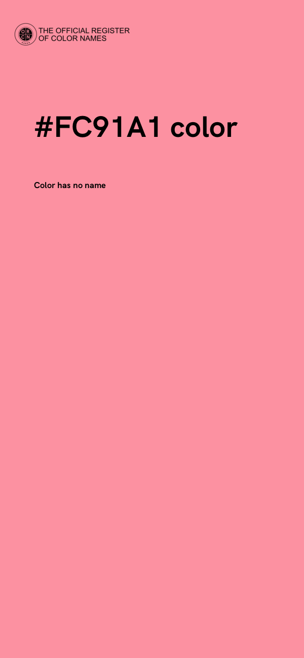 #FC91A1 color image