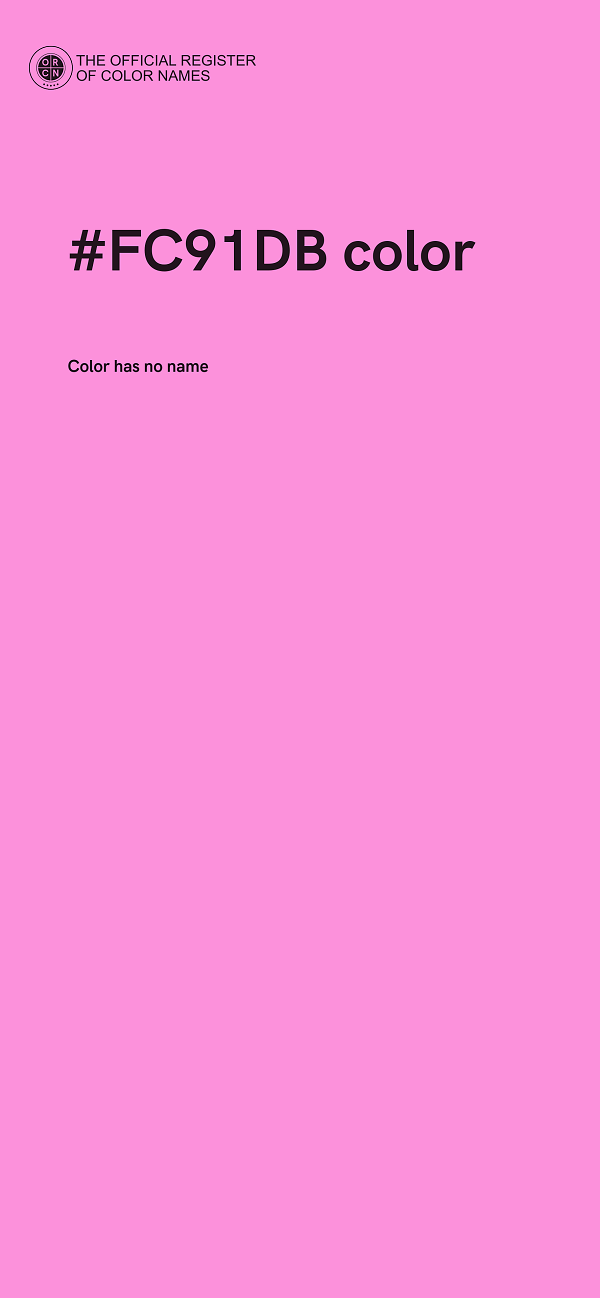 #FC91DB color image