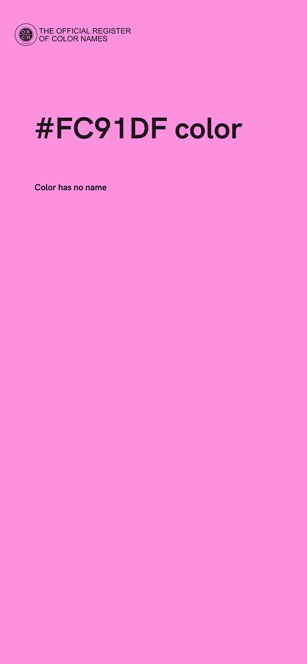 #FC91DF color image