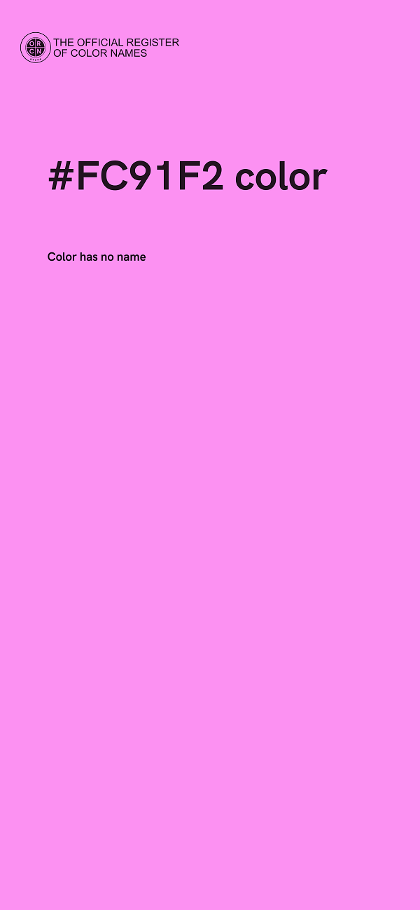 #FC91F2 color image