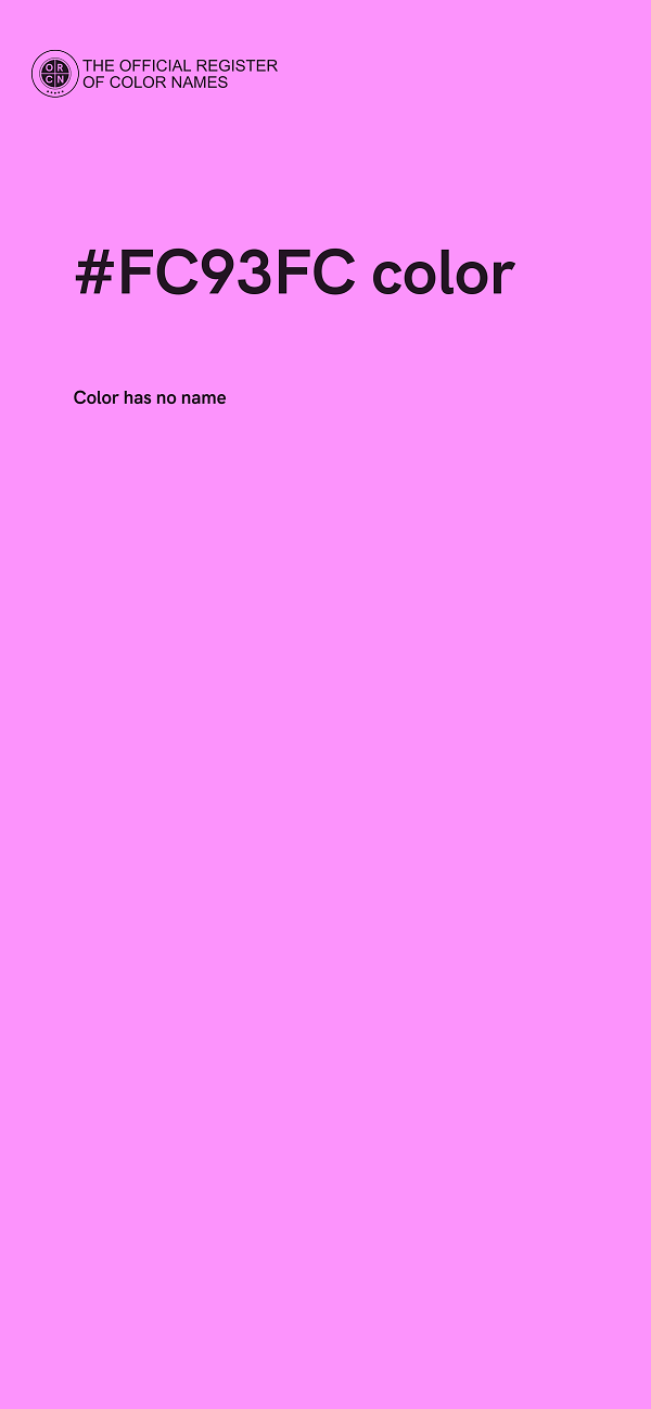 #FC93FC color image