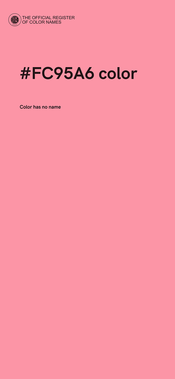 #FC95A6 color image