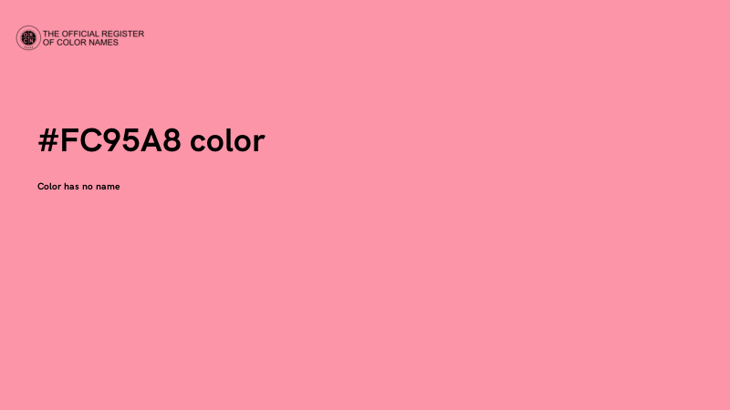 #FC95A8 color image