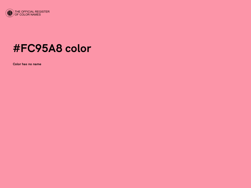 #FC95A8 color image