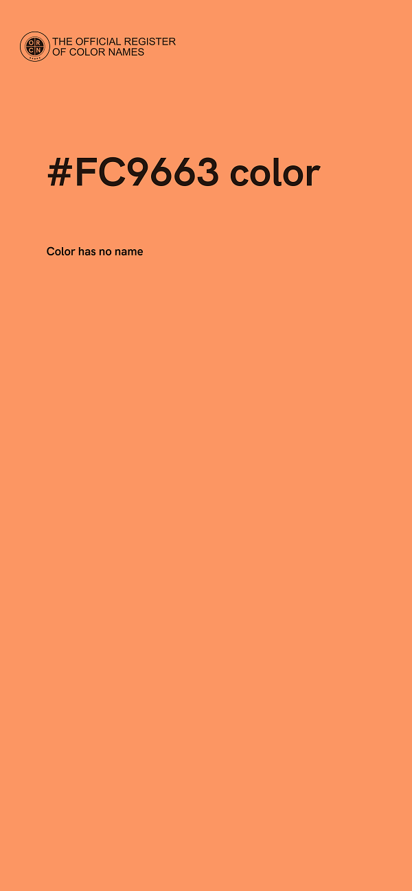 #FC9663 color image