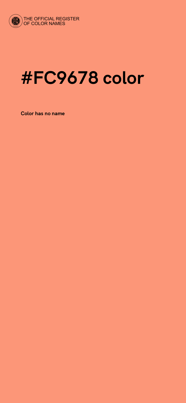 #FC9678 color image