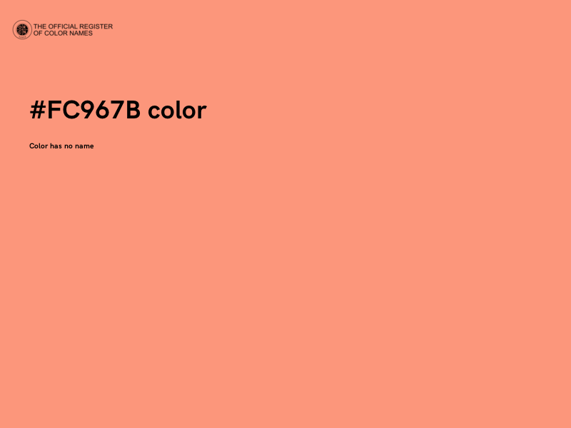 #FC967B color image