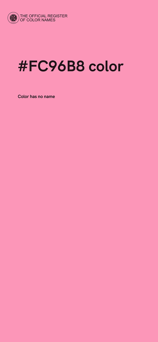 #FC96B8 color image