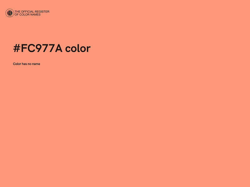 #FC977A color image