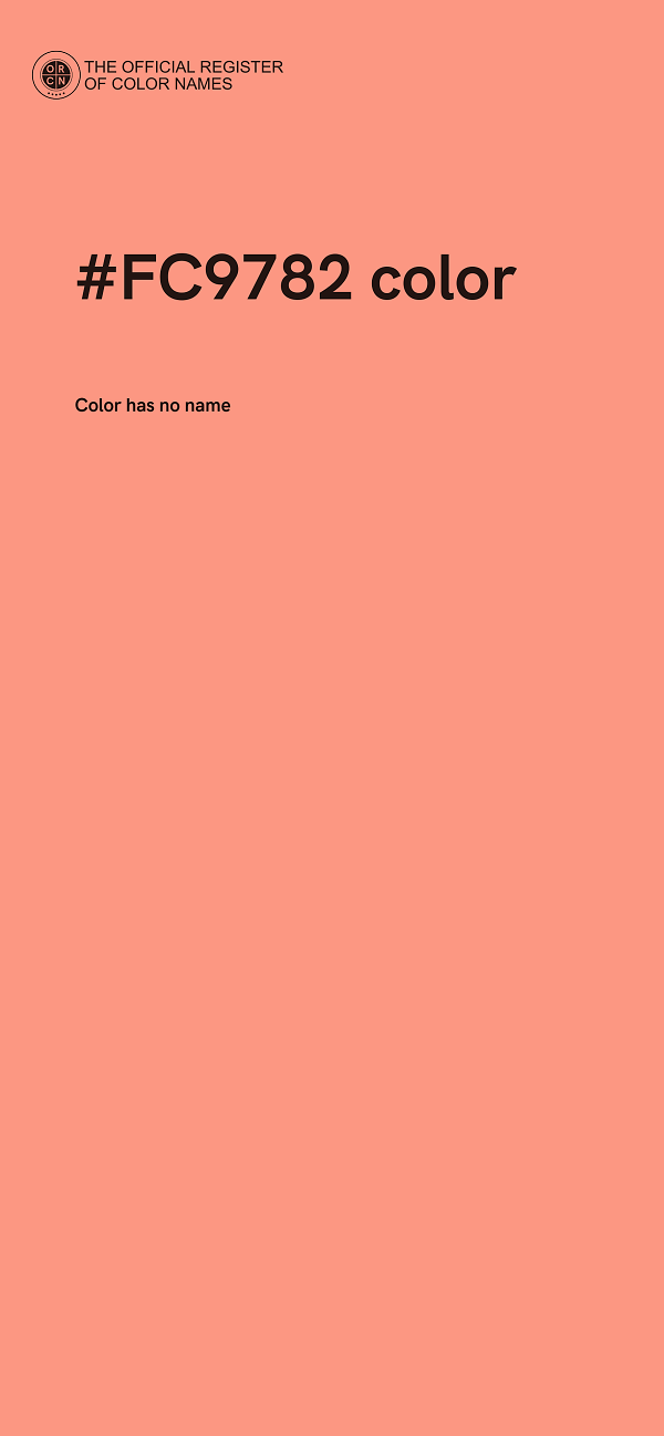 #FC9782 color image