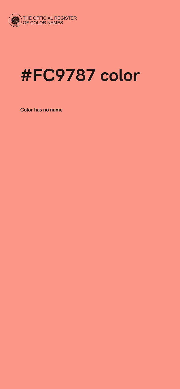 #FC9787 color image