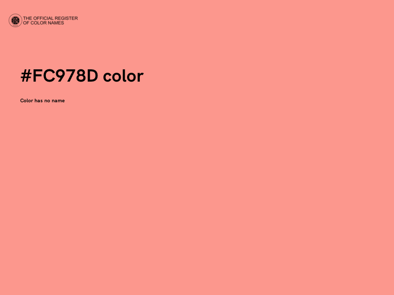 #FC978D color image