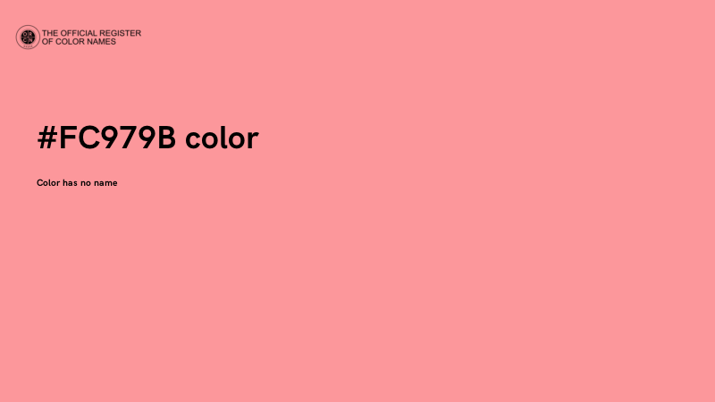 #FC979B color image