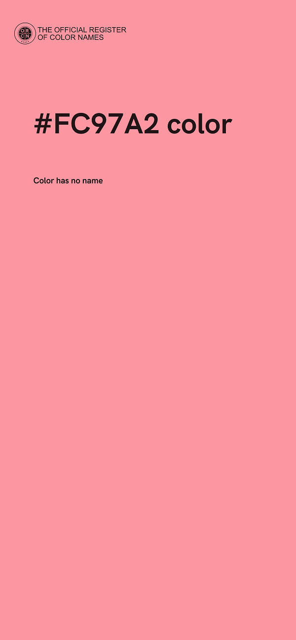 #FC97A2 color image