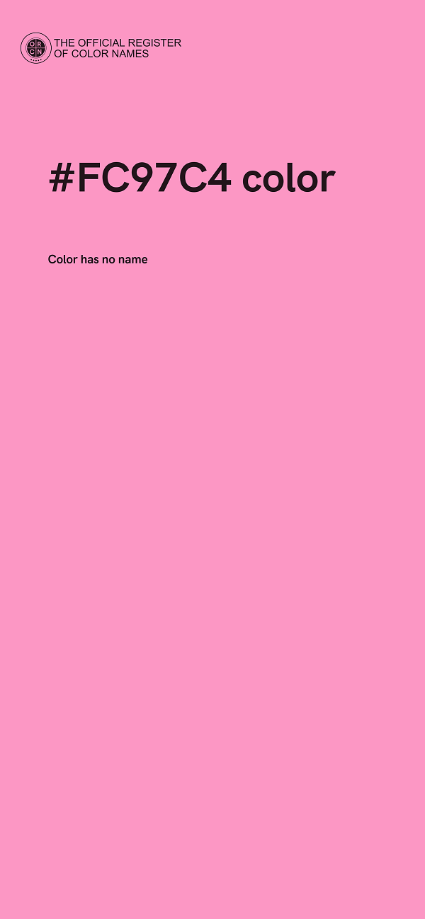 #FC97C4 color image