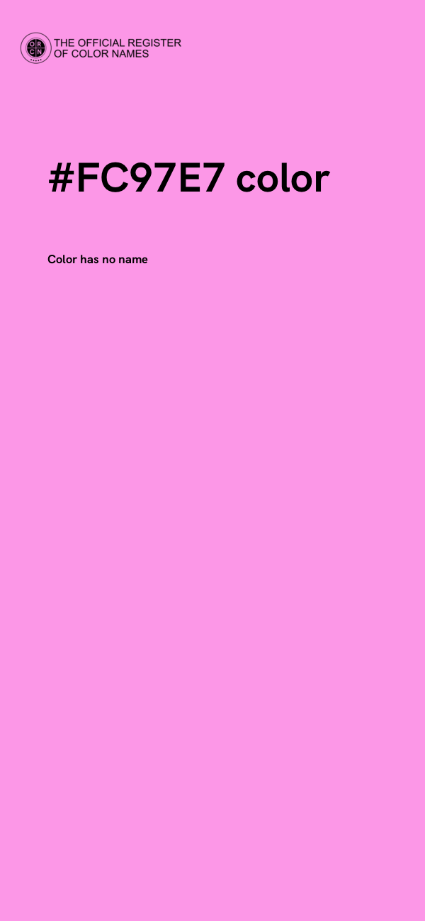 #FC97E7 color image
