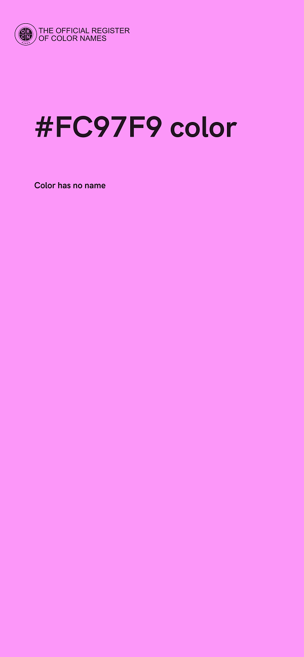#FC97F9 color image