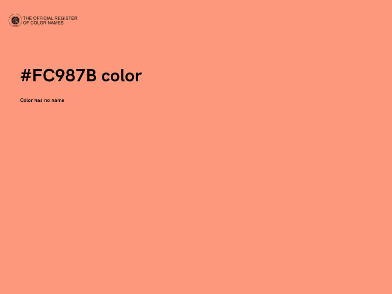 #FC987B color image