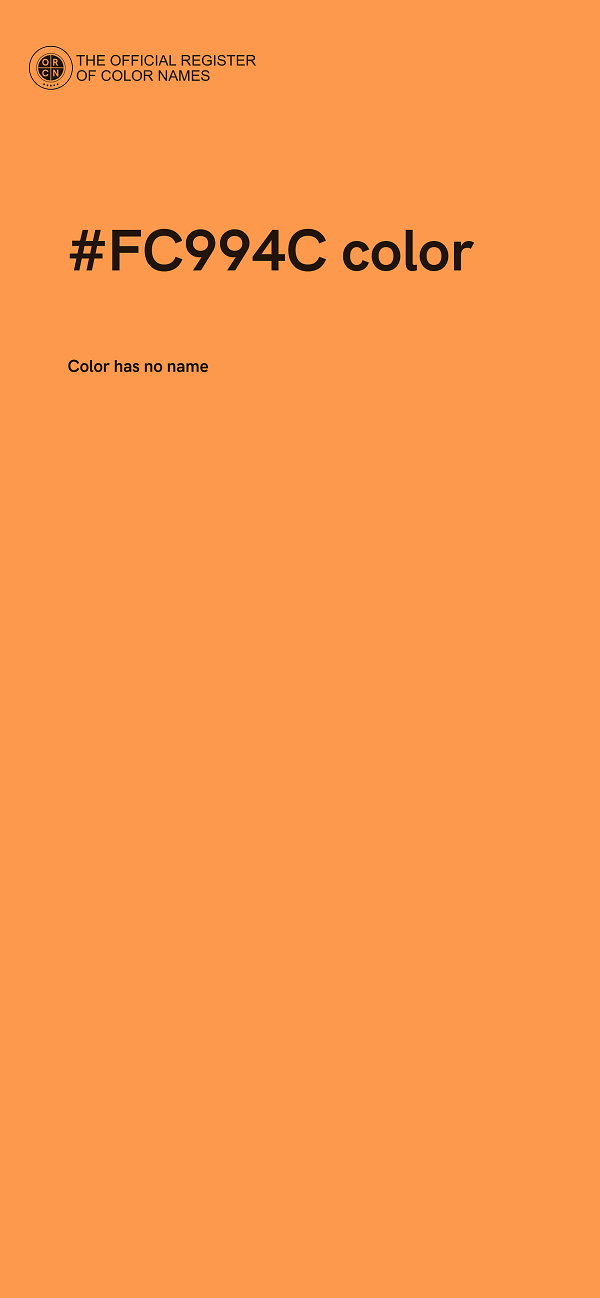 #FC994C color image
