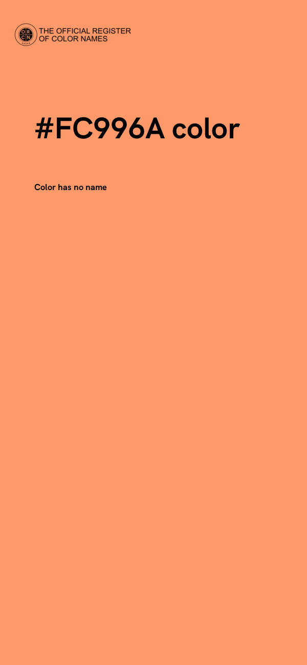 #FC996A color image