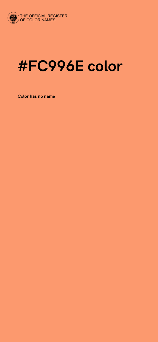 #FC996E color image