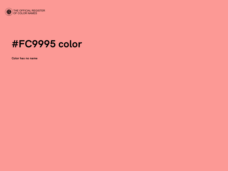 #FC9995 color image