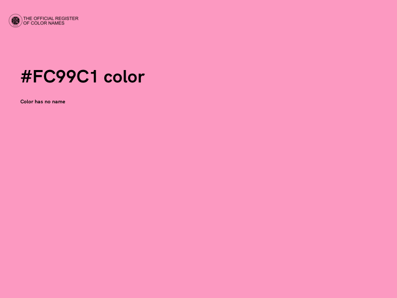 #FC99C1 color image
