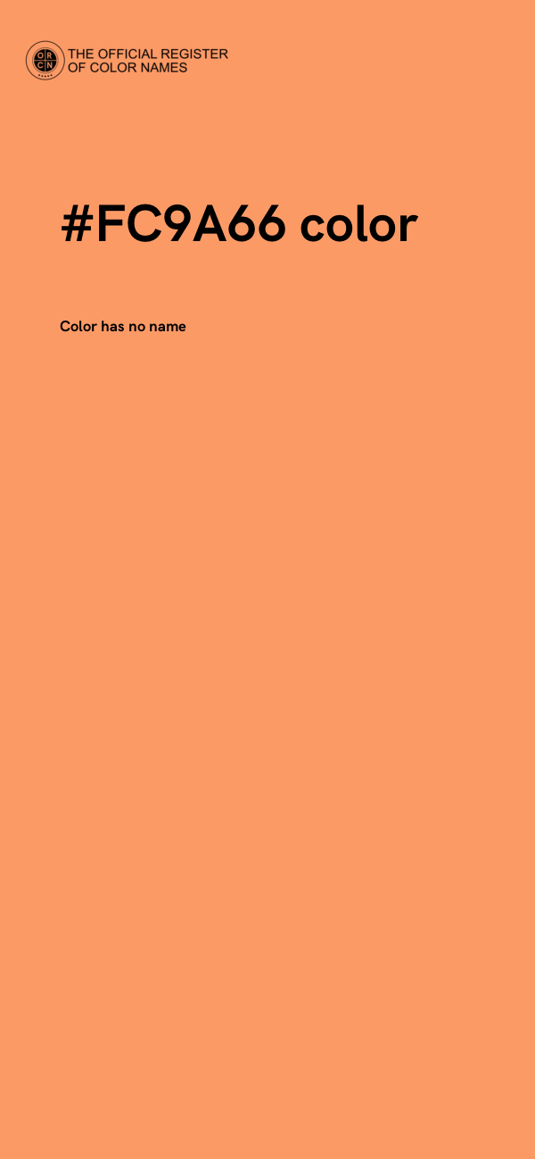 #FC9A66 color image