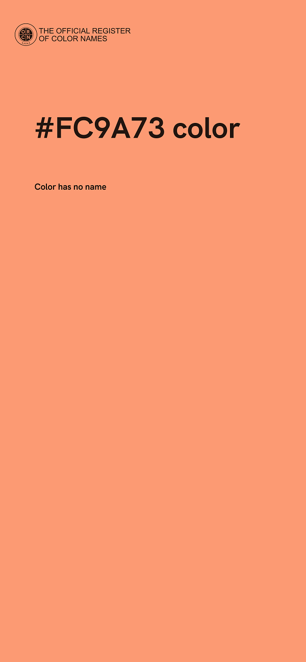 #FC9A73 color image