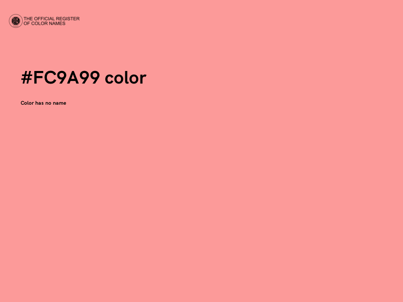 #FC9A99 color image