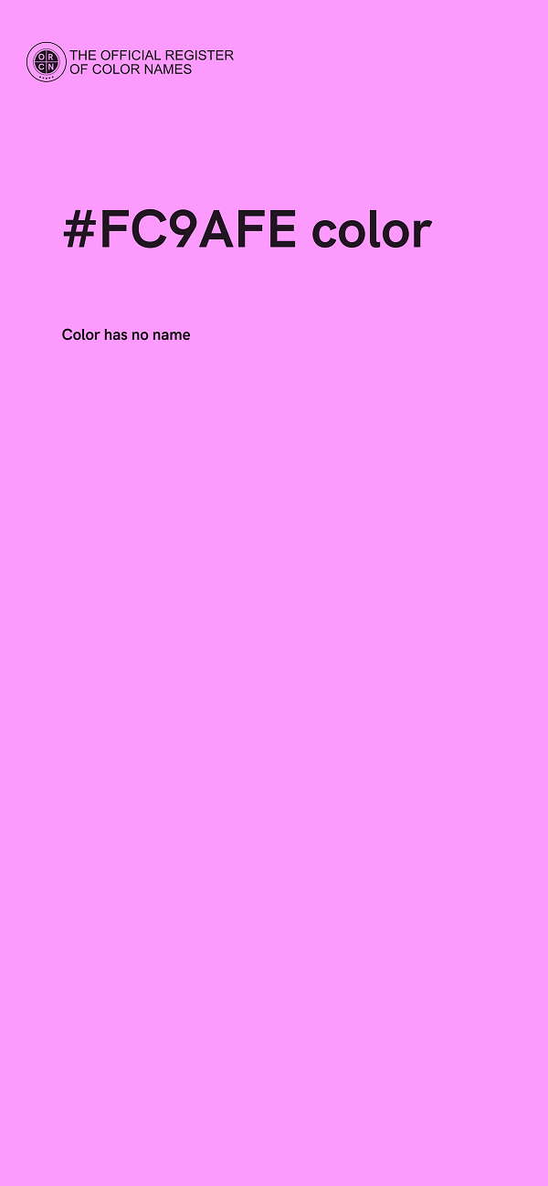 #FC9AFE color image