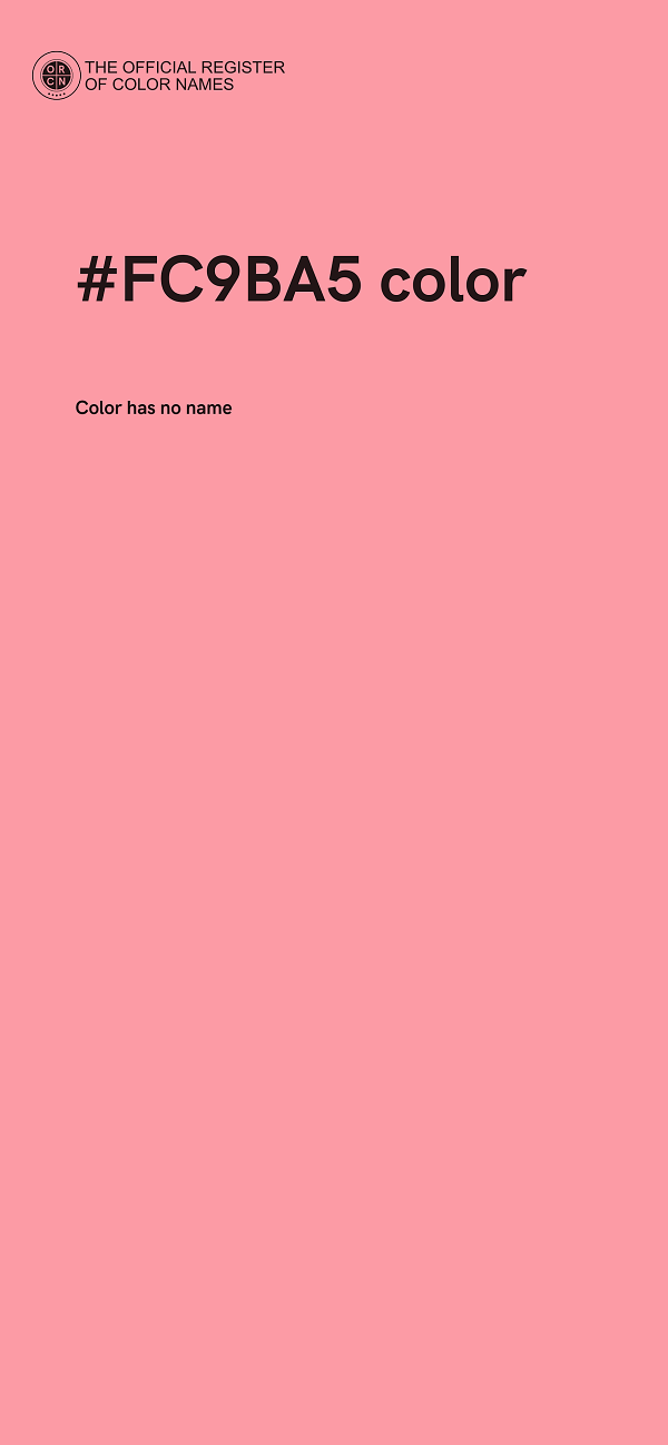 #FC9BA5 color image