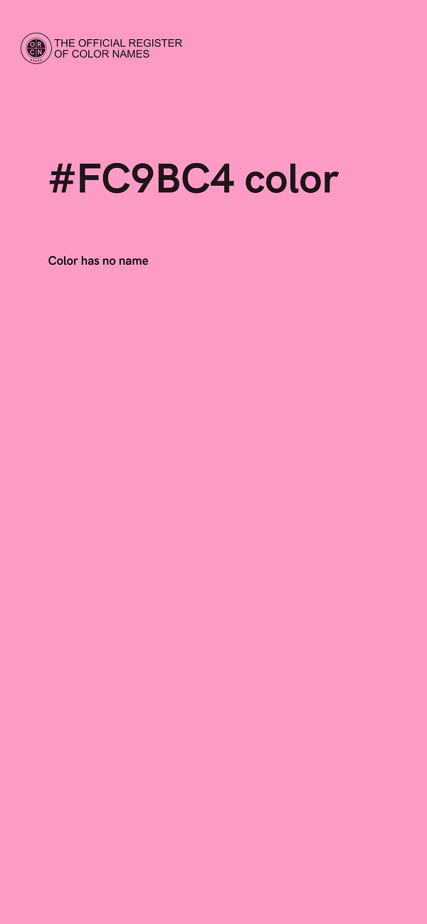#FC9BC4 color image