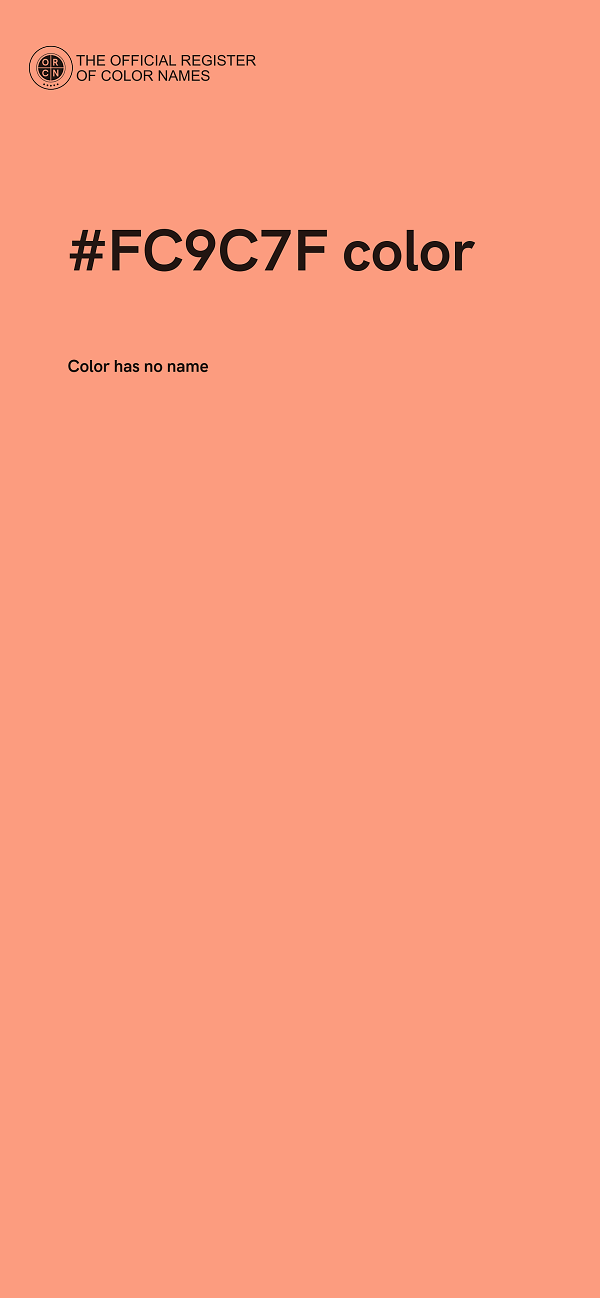 #FC9C7F color image
