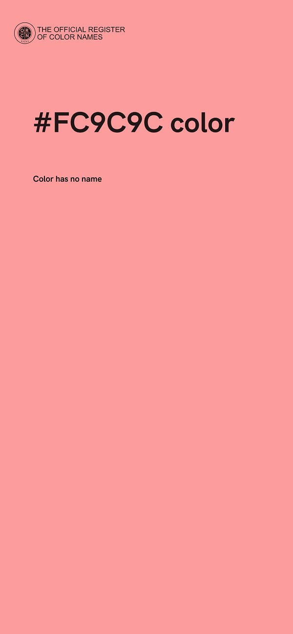 #FC9C9C color image