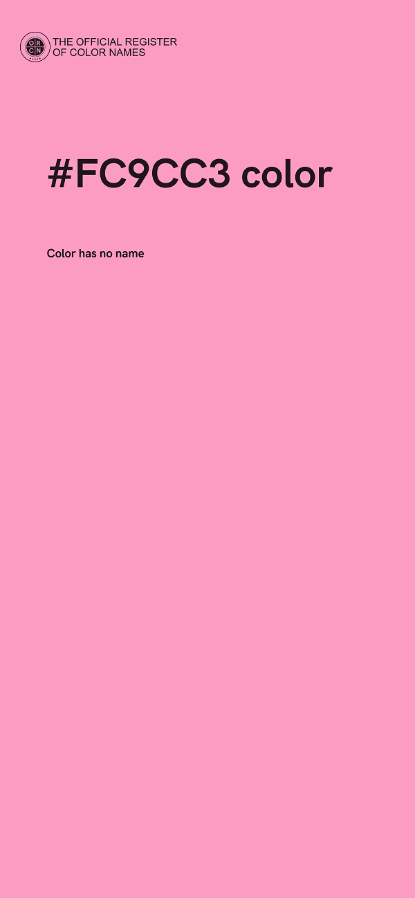 #FC9CC3 color image