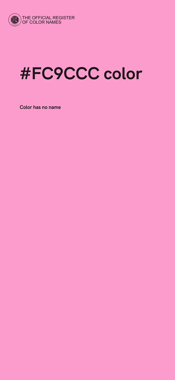 #FC9CCC color image