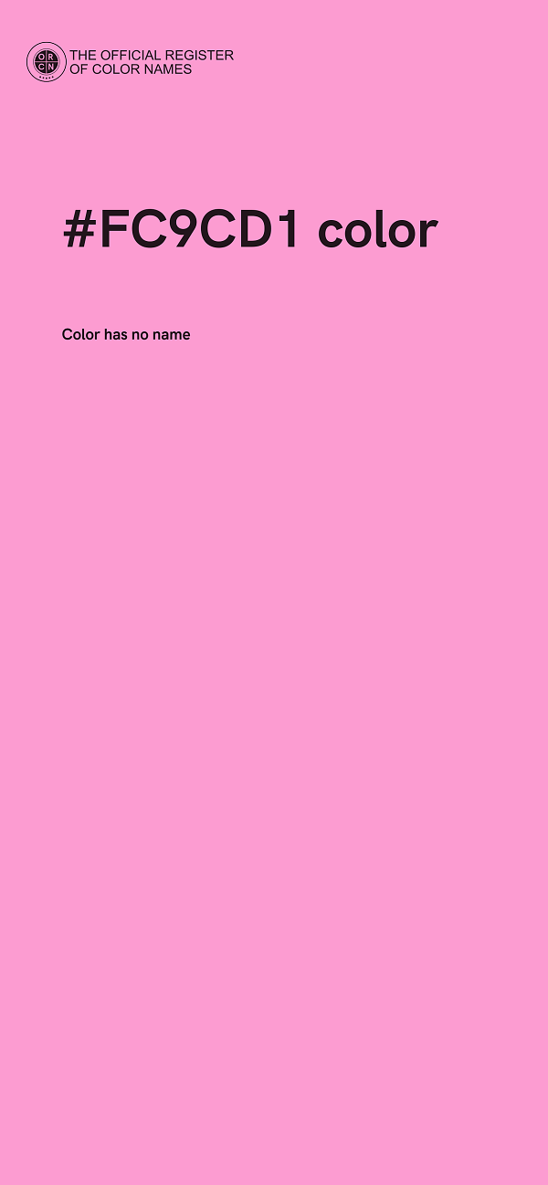#FC9CD1 color image
