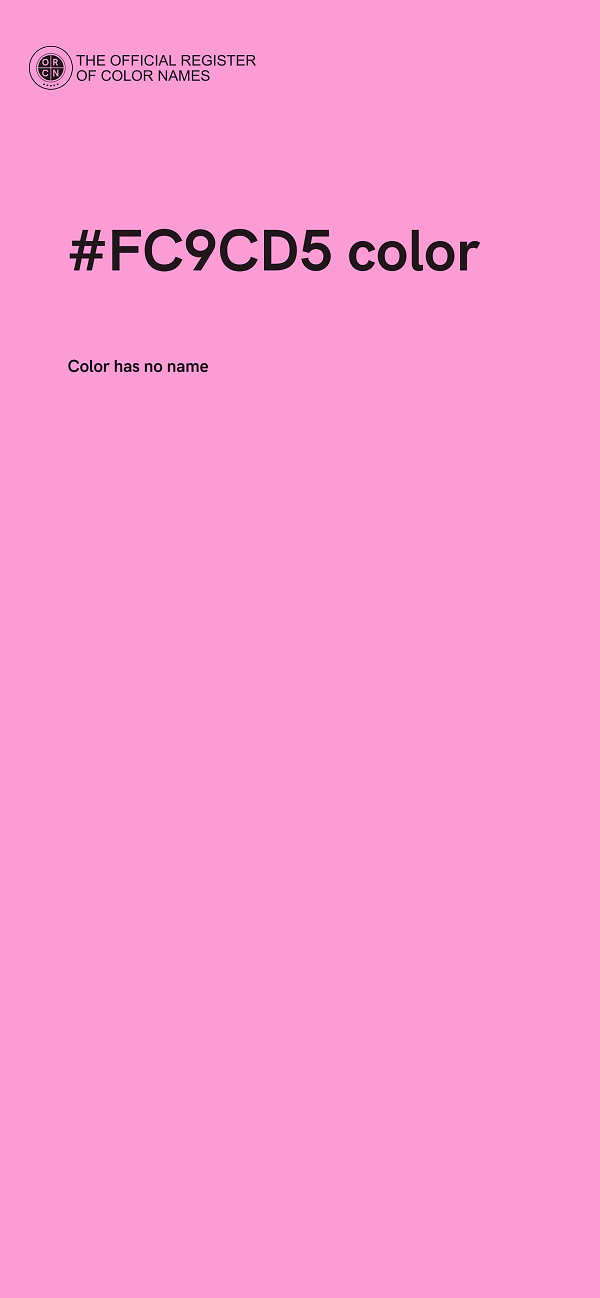 #FC9CD5 color image