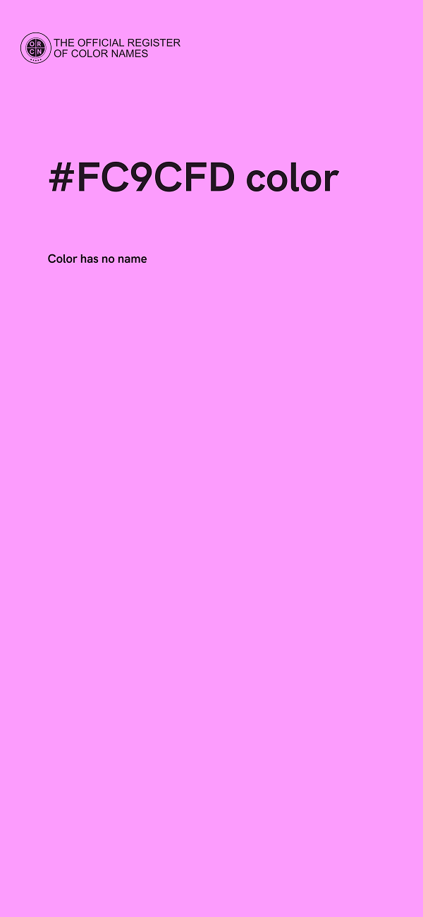 #FC9CFD color image