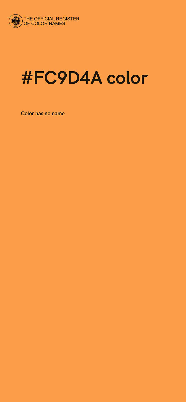 #FC9D4A color image